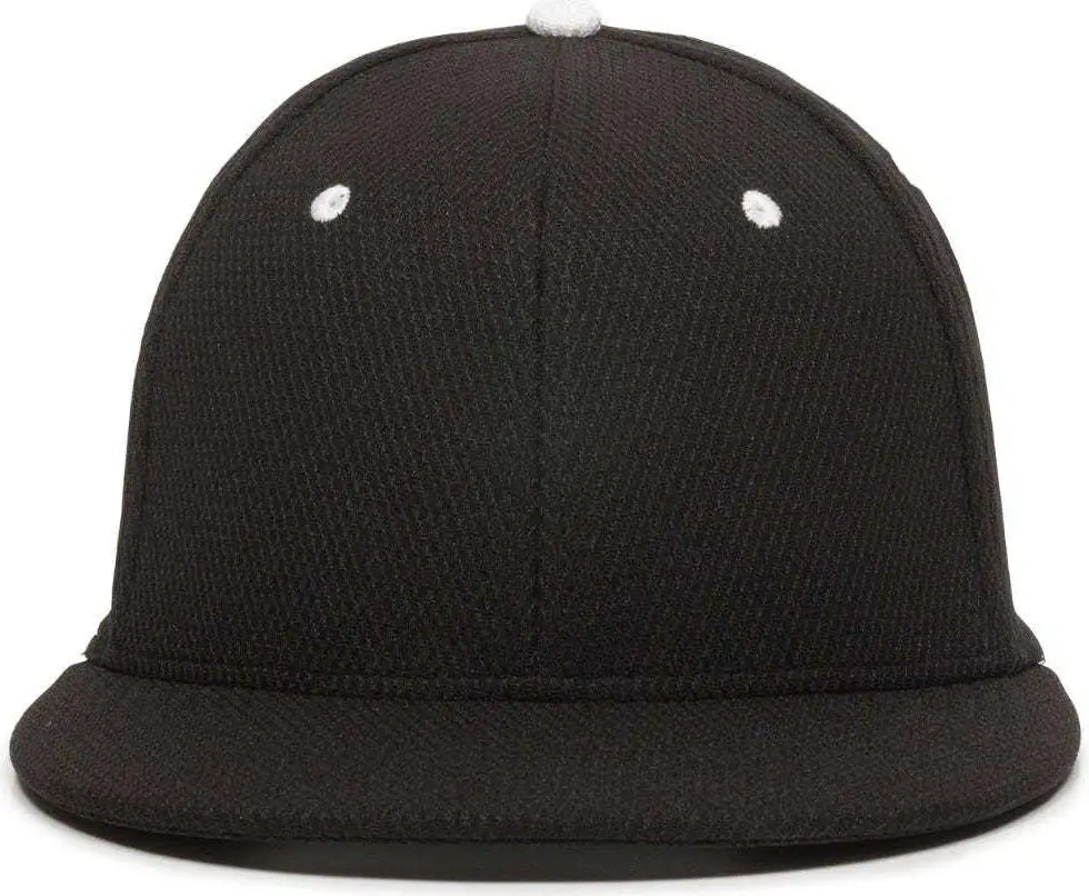 OC Sports CAGE25 Flexible Fitting Cap - Black White