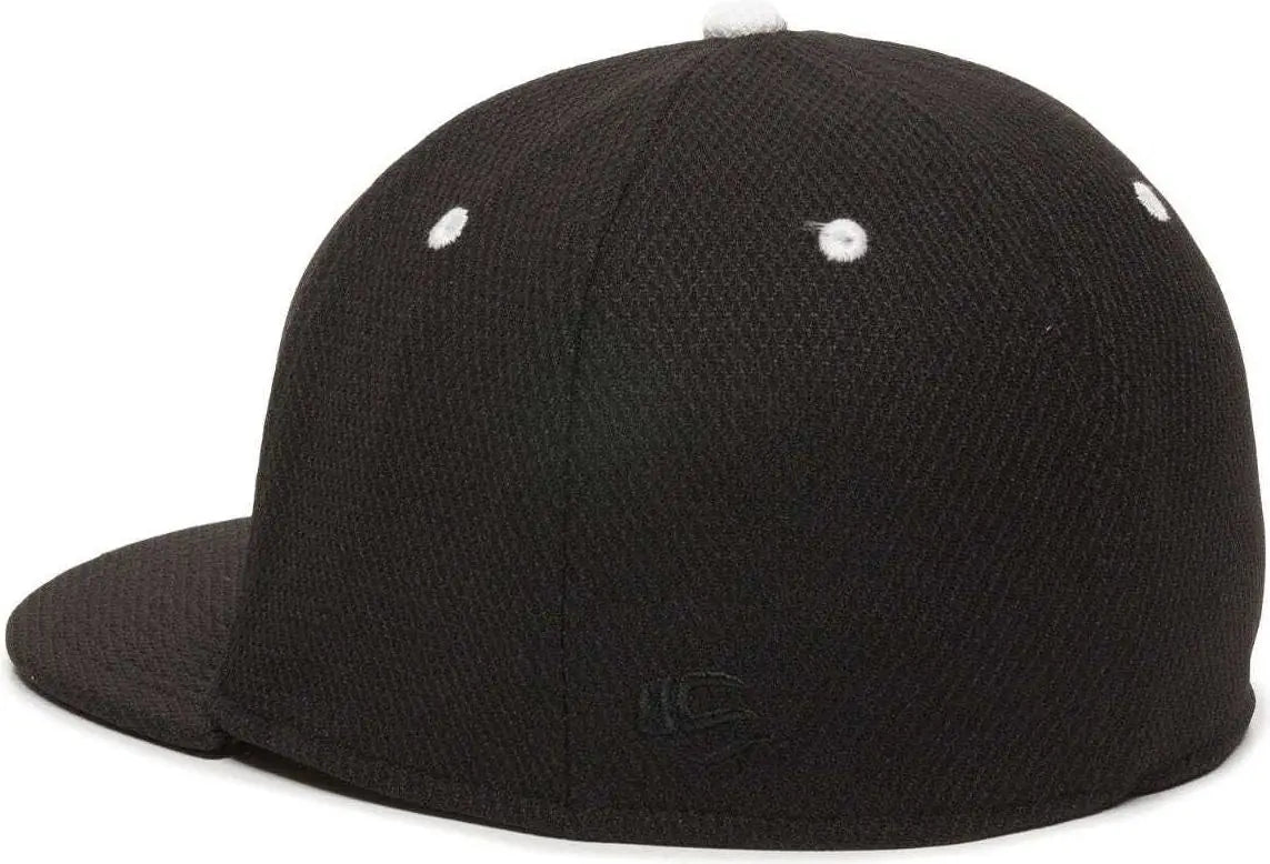 OC Sports CAGE25 Flexible Fitting Cap - Black White