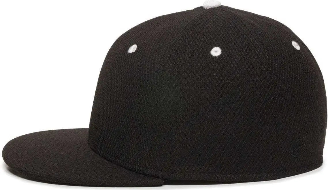 OC Sports CAGE25 Flexible Fitting Cap - Black White