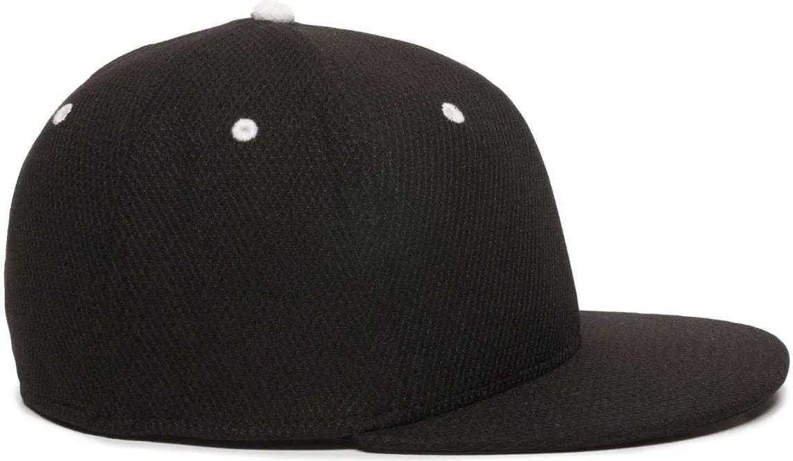OC Sports CAGE25 Flexible Fitting Cap - Black White