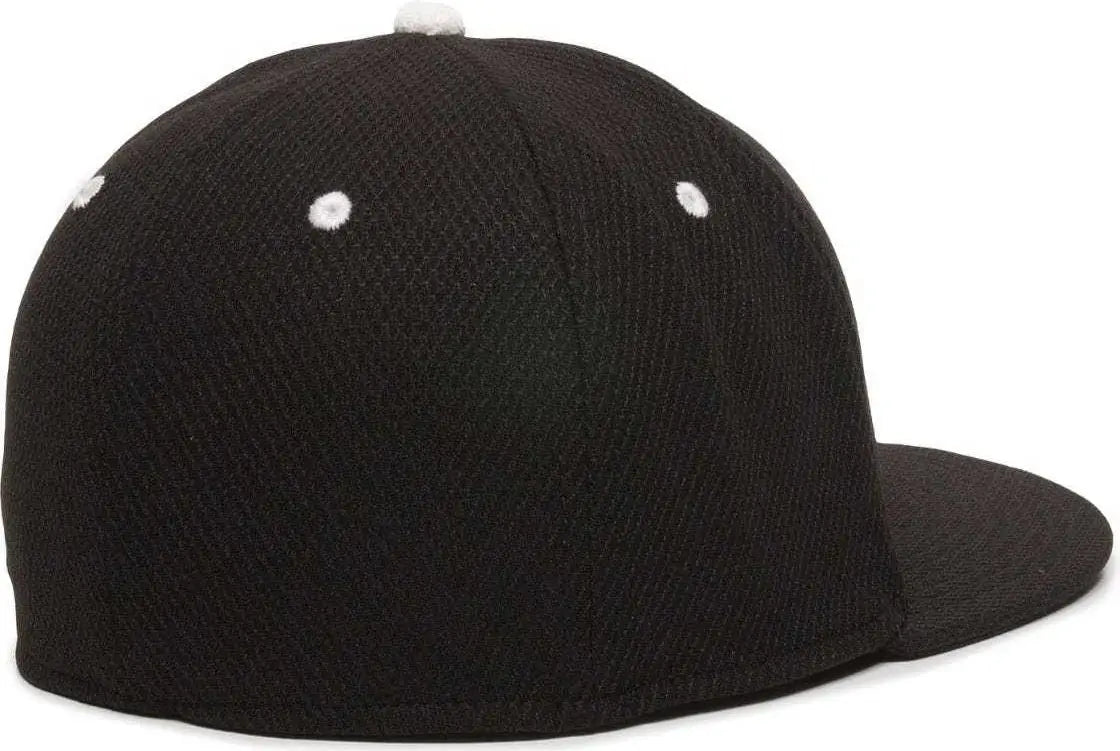 OC Sports CAGE25 Flexible Fitting Cap - Black White