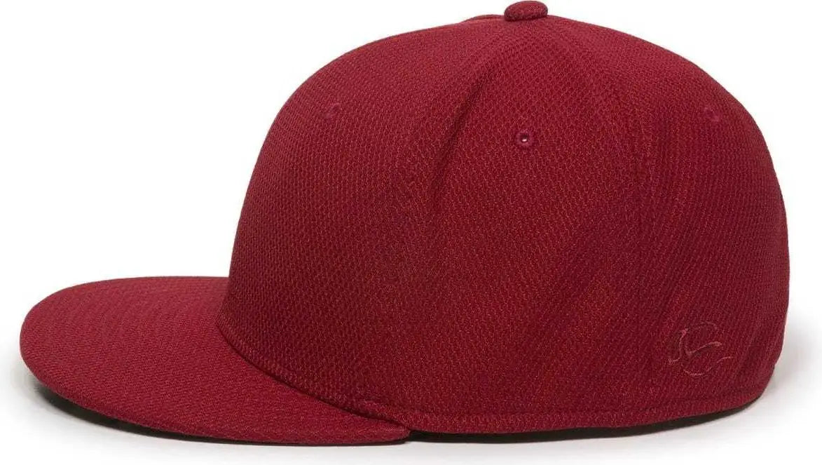 OC Sports CAGE25 Flexible Fitting Cap - Cardinal