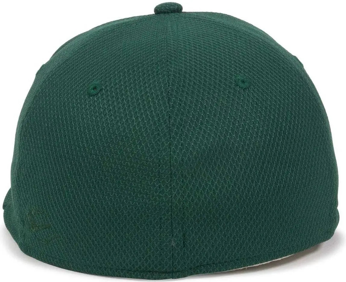 OC Sports CAGE25 Flexible Fitting Cap - Dark Green