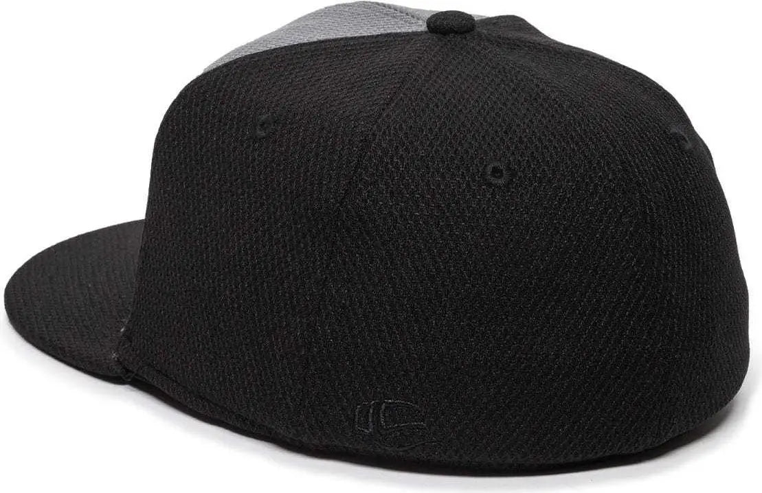 OC Sports CAGE25 Flexible Fitting Cap - Graphite Black Black