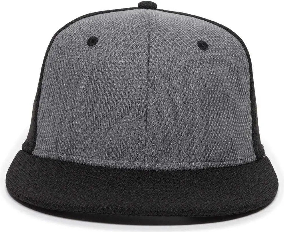 OC Sports CAGE25 Flexible Fitting Cap - Graphite Black Black