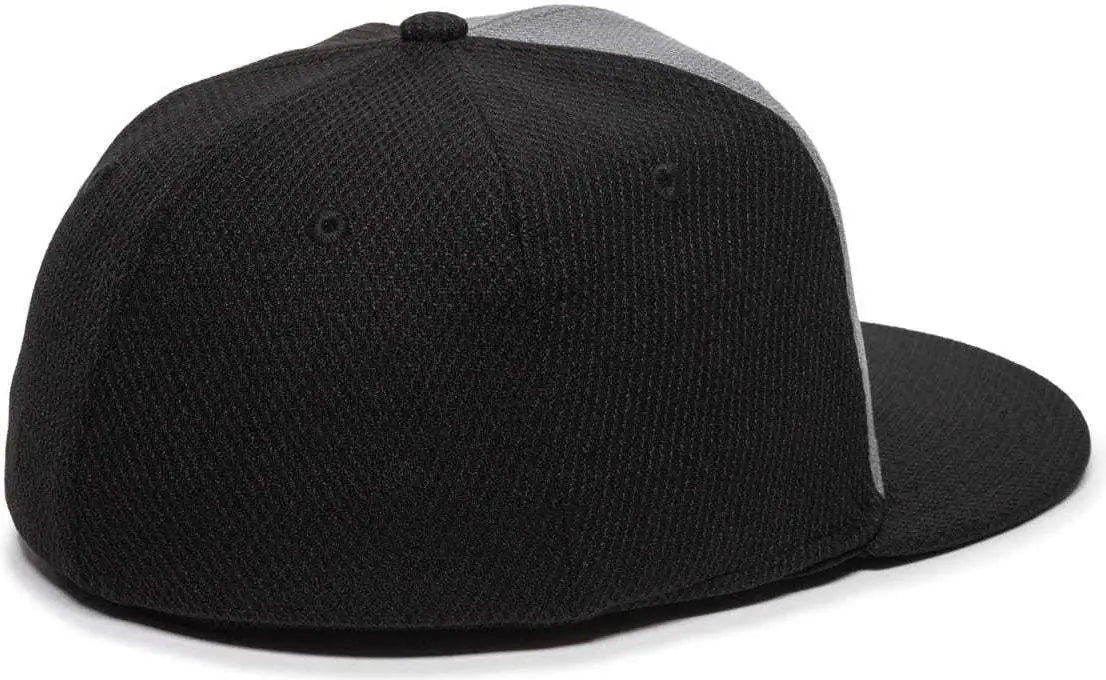 OC Sports CAGE25 Flexible Fitting Cap - Graphite Black Black