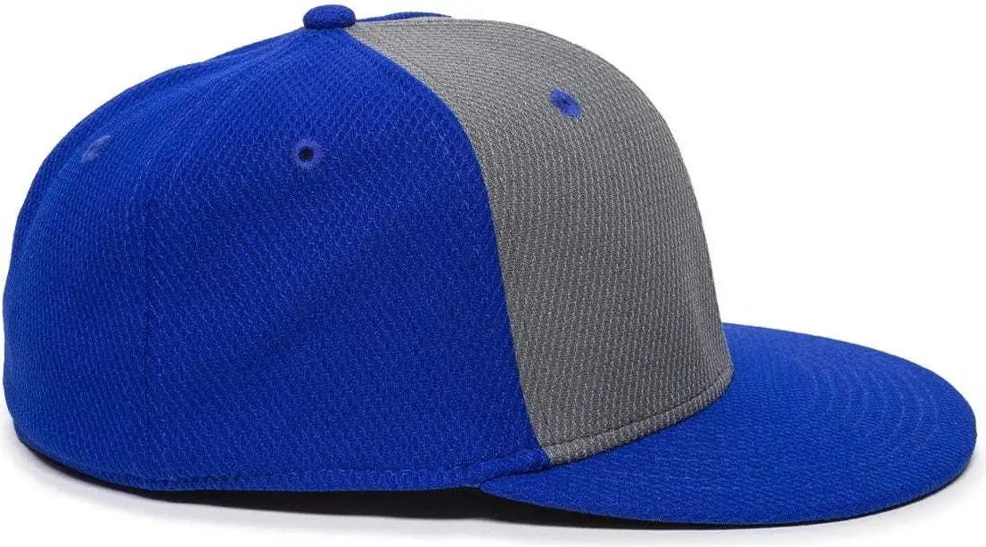 OC Sports CAGE25 Flexible Fitting Cap - Graphite Royal Royal