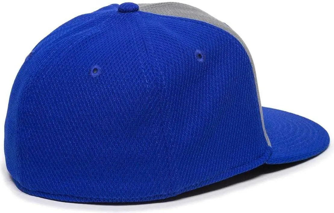 OC Sports CAGE25 Flexible Fitting Cap - Graphite Royal Royal