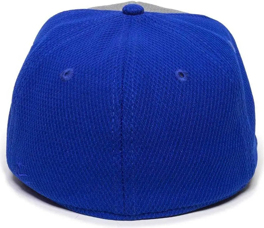 OC Sports CAGE25 Flexible Fitting Cap - Graphite Royal Royal