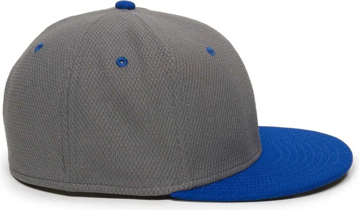 OC Sports CAGE25 Flexible Fitting Cap - Graphite Royal