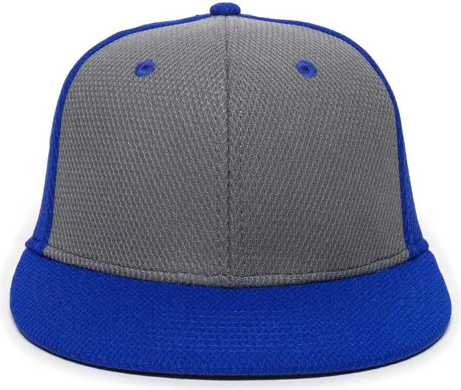OC Sports CAGE25 Flexible Fitting Cap - Graphite Royal Royal