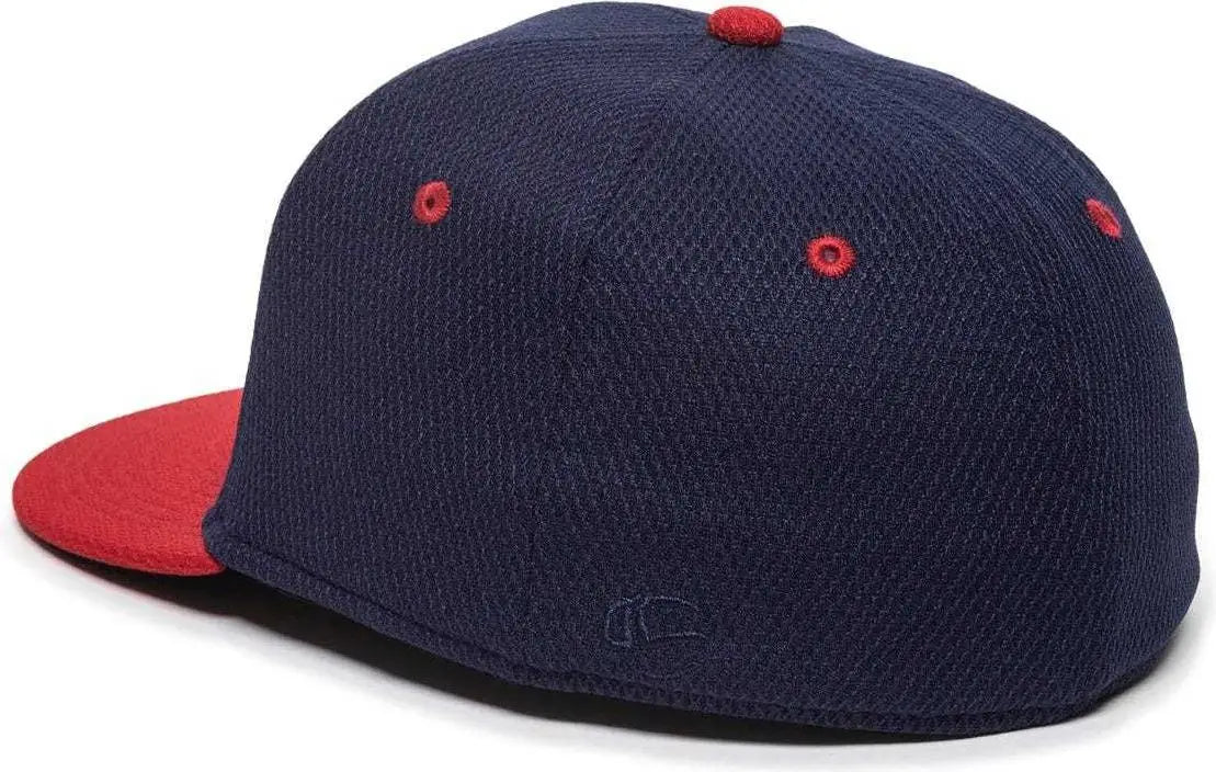 OC Sports CAGE25 Flexible Fitting Cap - Navy Red