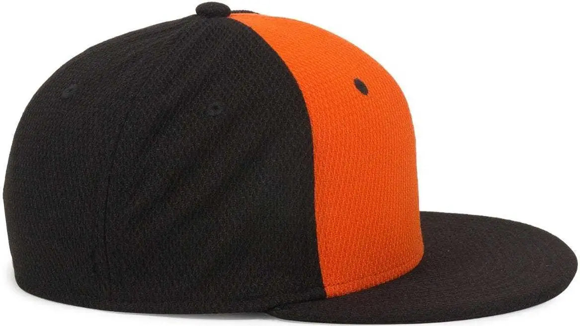 OC Sports CAGE25 Flexible Fitting Cap - Orange Black Black