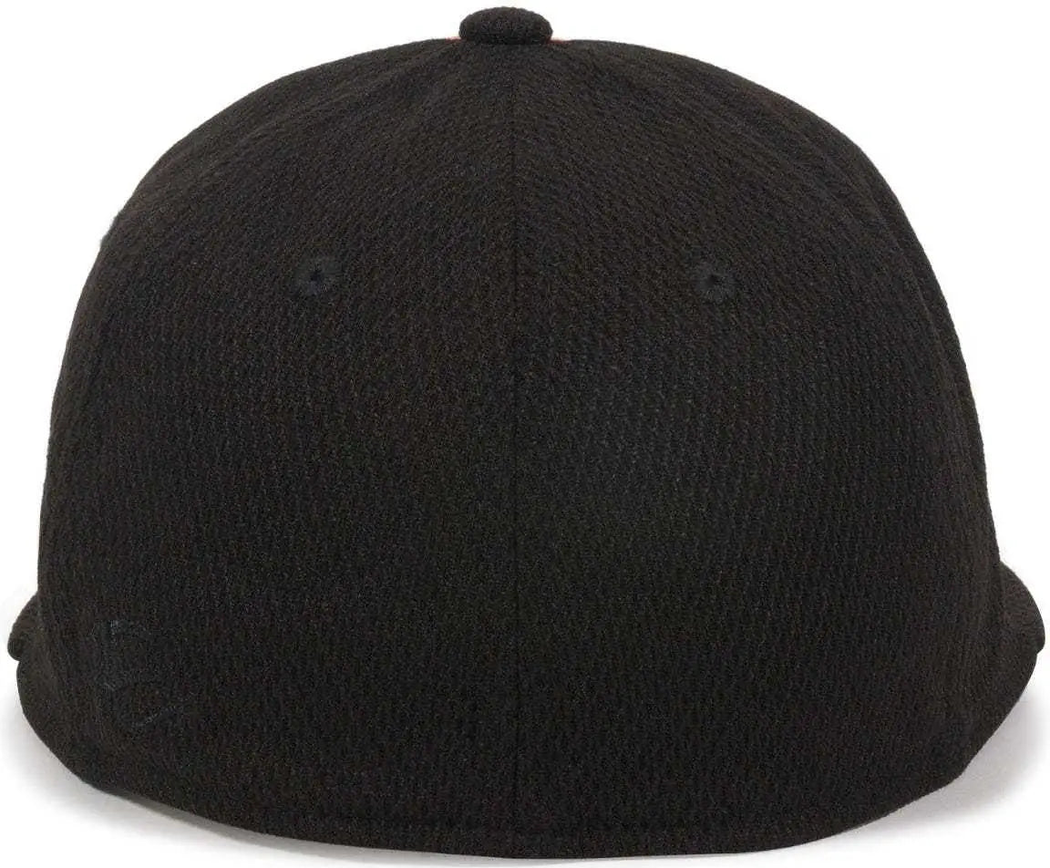 OC Sports CAGE25 Flexible Fitting Cap - Orange Black Black