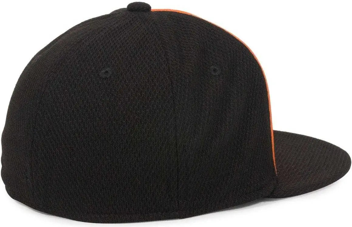OC Sports CAGE25 Flexible Fitting Cap - Orange Black Black