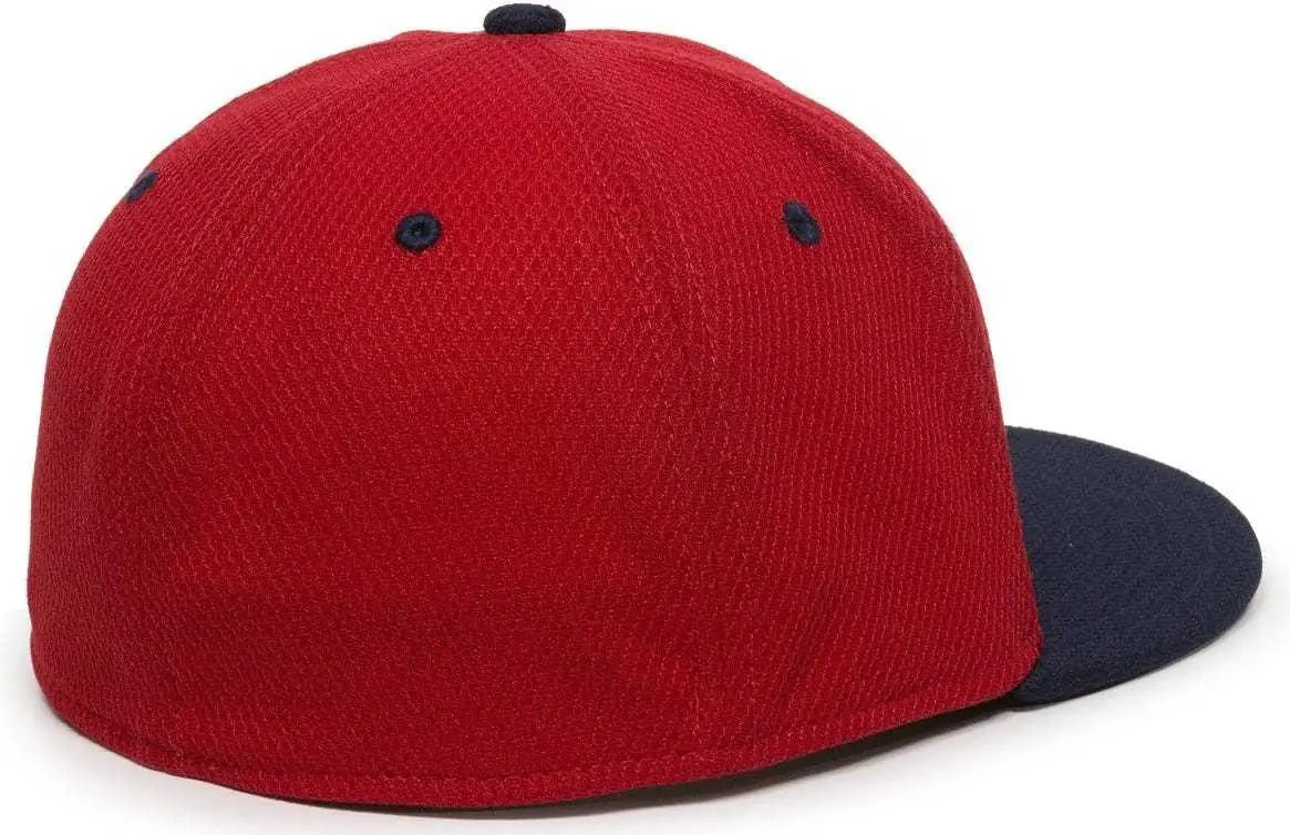 OC Sports CAGE25 Flexible Fitting Cap - Red Navy