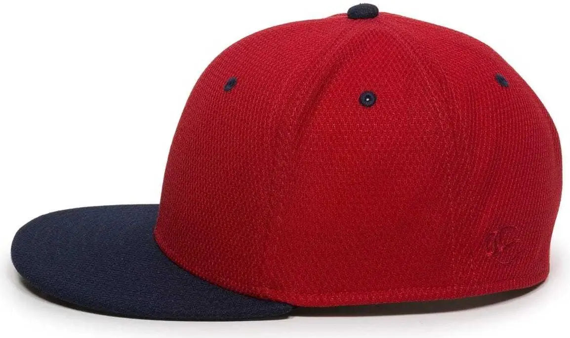 OC Sports CAGE25 Flexible Fitting Cap - Red Navy