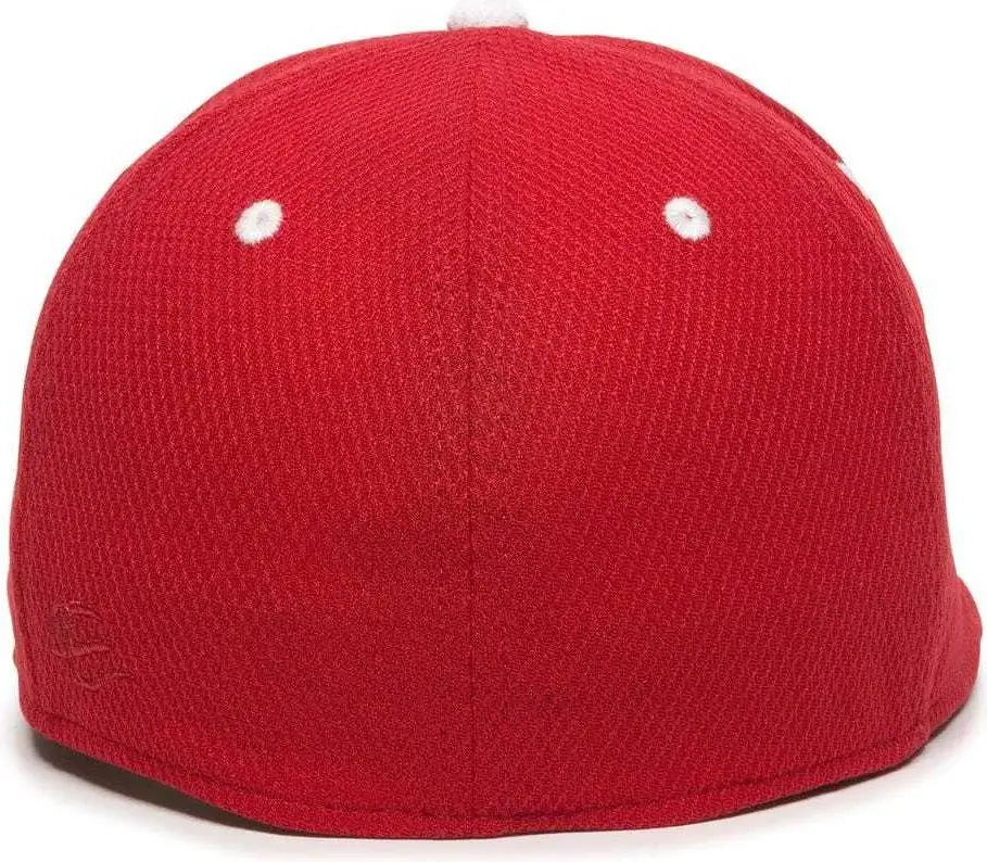 OC Sports CAGE25 Flexible Fitting Cap - Red White