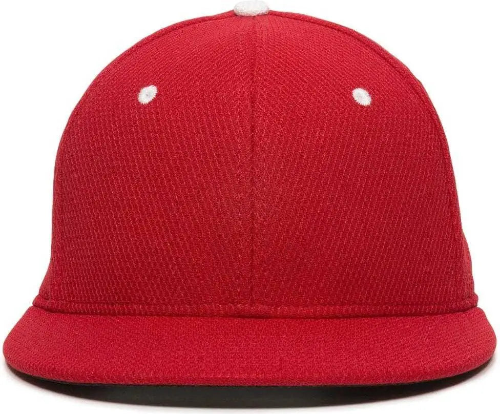 OC Sports CAGE25 Flexible Fitting Cap - Red White