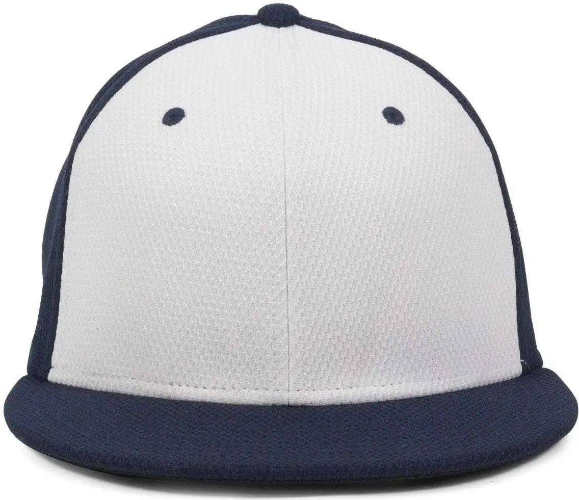 OC Sports CAGE25 Flexible Fitting Cap - White Navy Navy