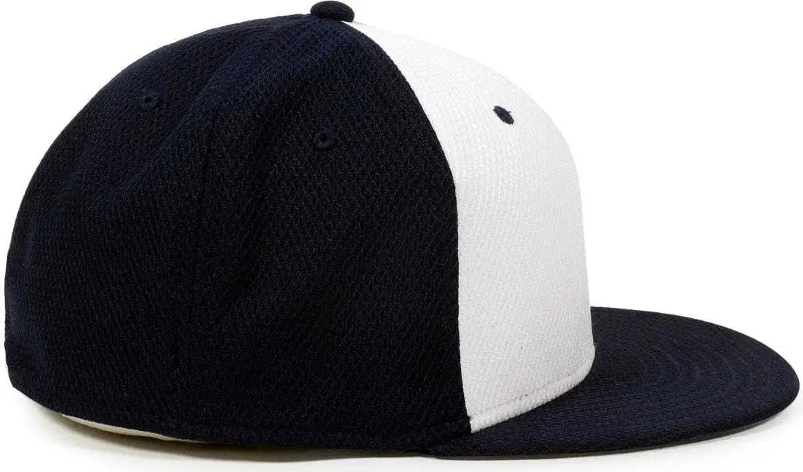 OC Sports CAGE25 Flexible Fitting Cap - White Navy Navy