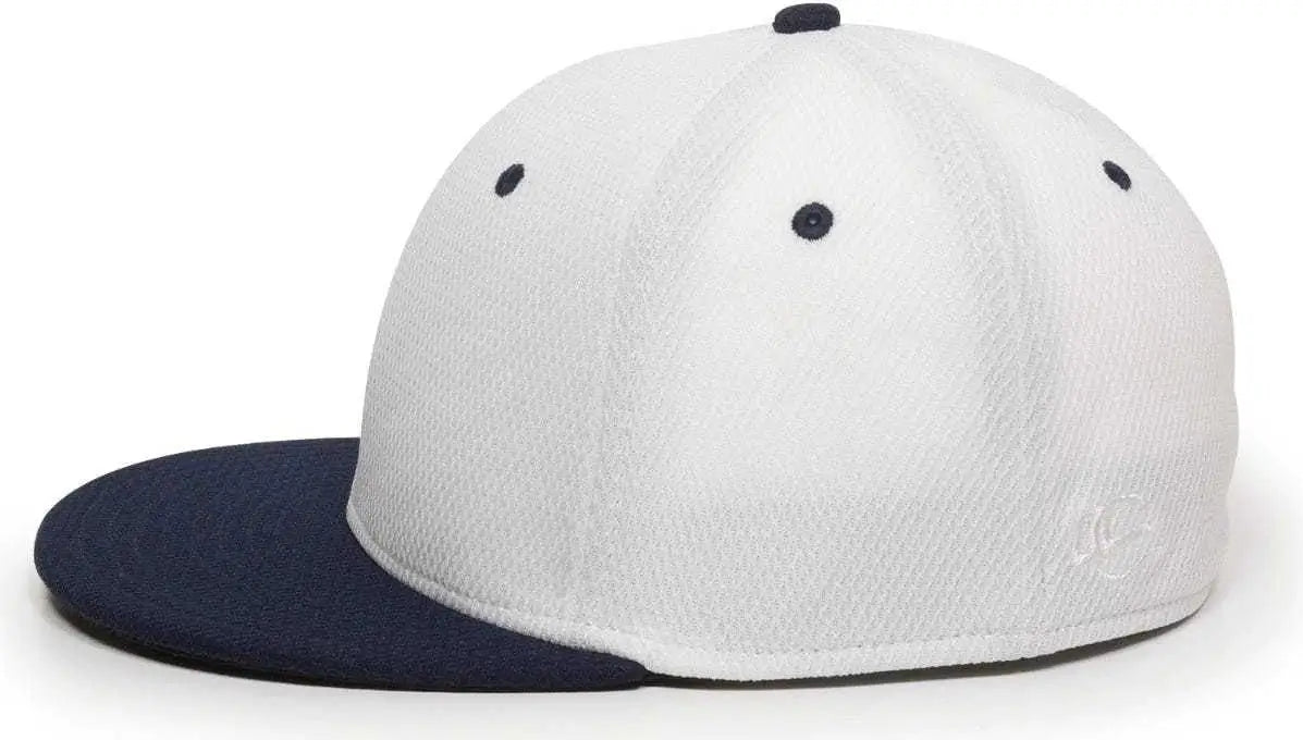 OC Sports CAGE25 Flexible Fitting Cap - White Navy
