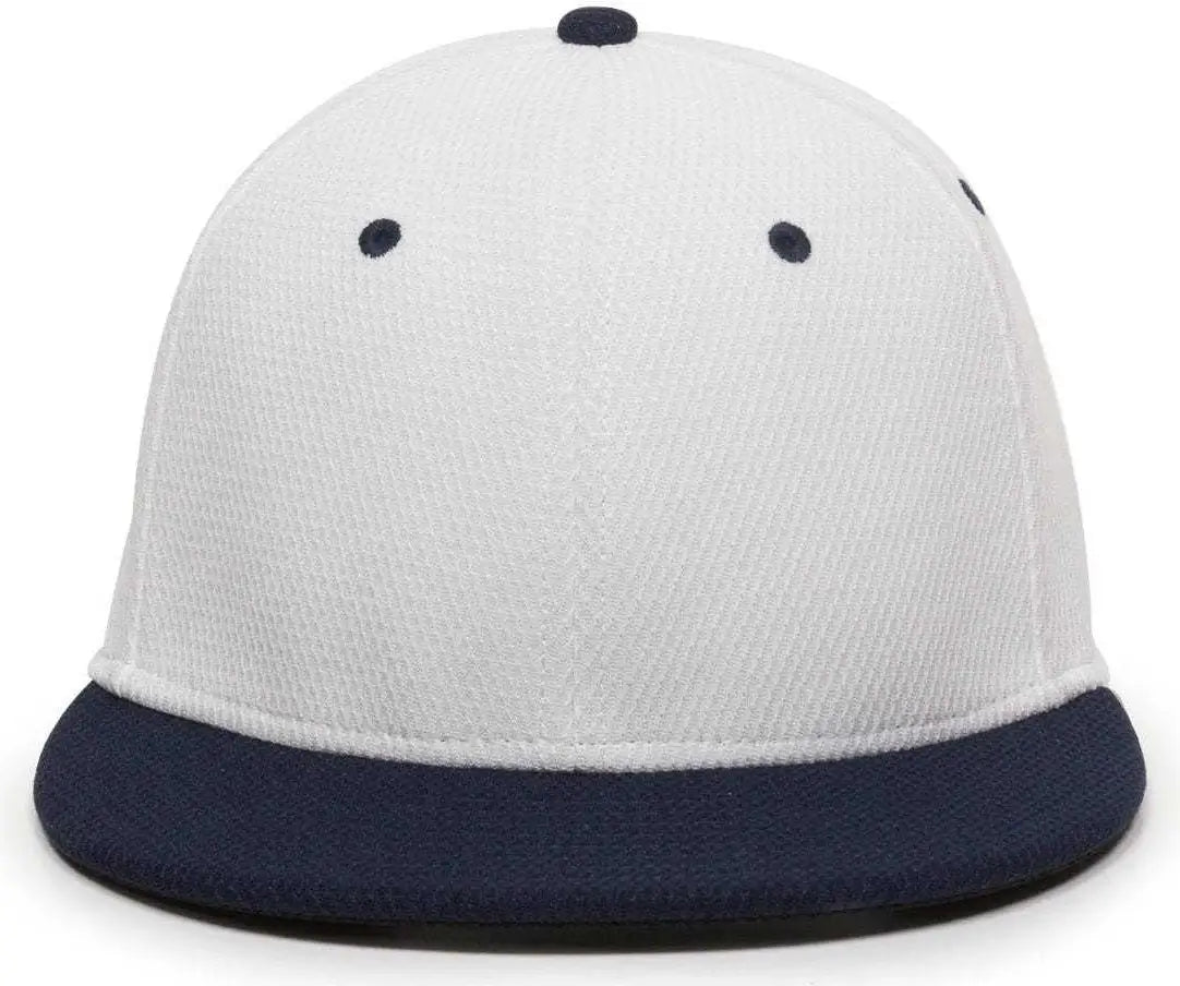 OC Sports CAGE25 Flexible Fitting Cap - White Navy