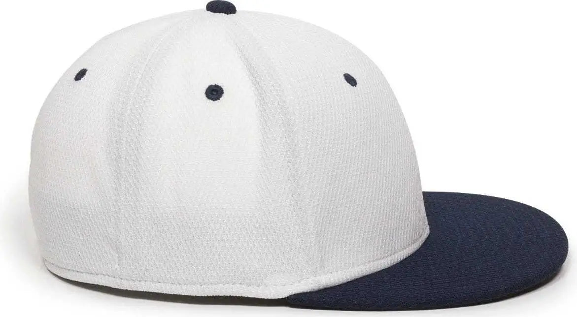 OC Sports CAGE25 Flexible Fitting Cap - White Navy