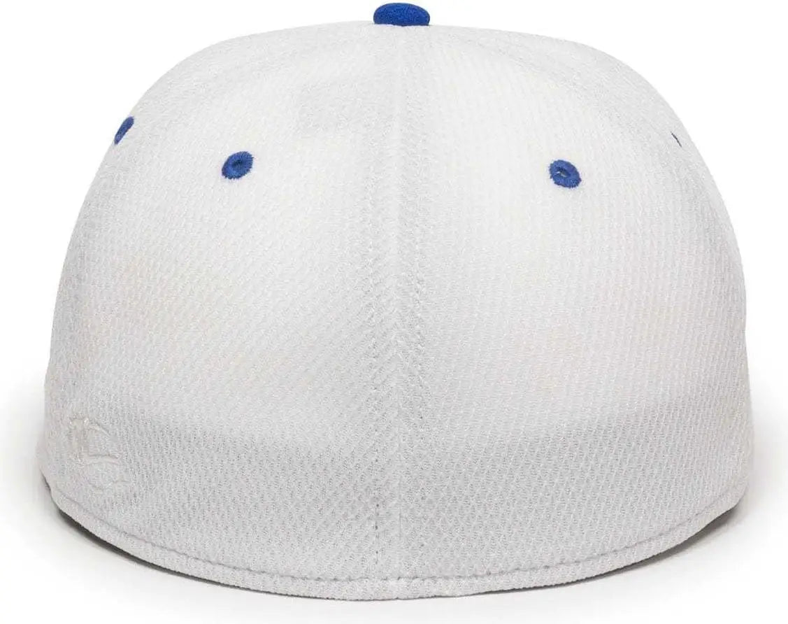 OC Sports CAGE25 Flexible Fitting Cap - White Royal