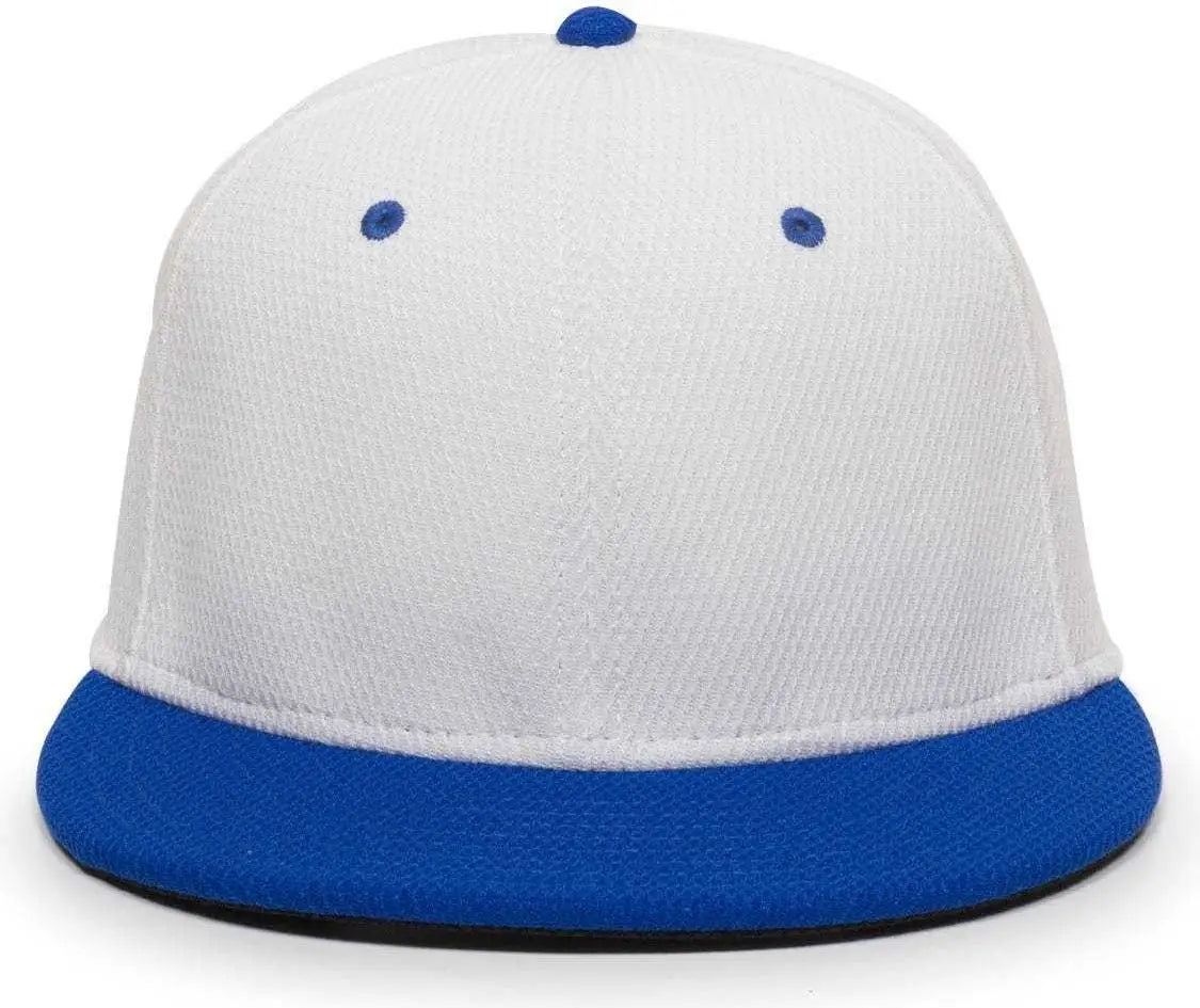 OC Sports CAGE25 Flexible Fitting Cap - White Royal
