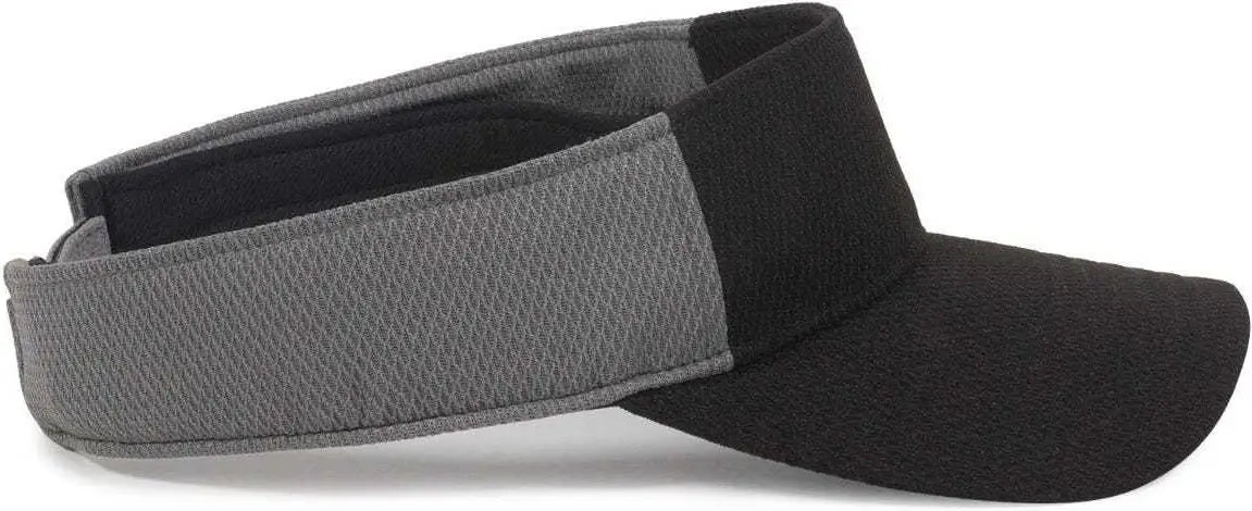 OC Sports CAGE75 Visor - Black Charcoal - Black Dark Gray / 6 7/8’’ - 7 1/2’’