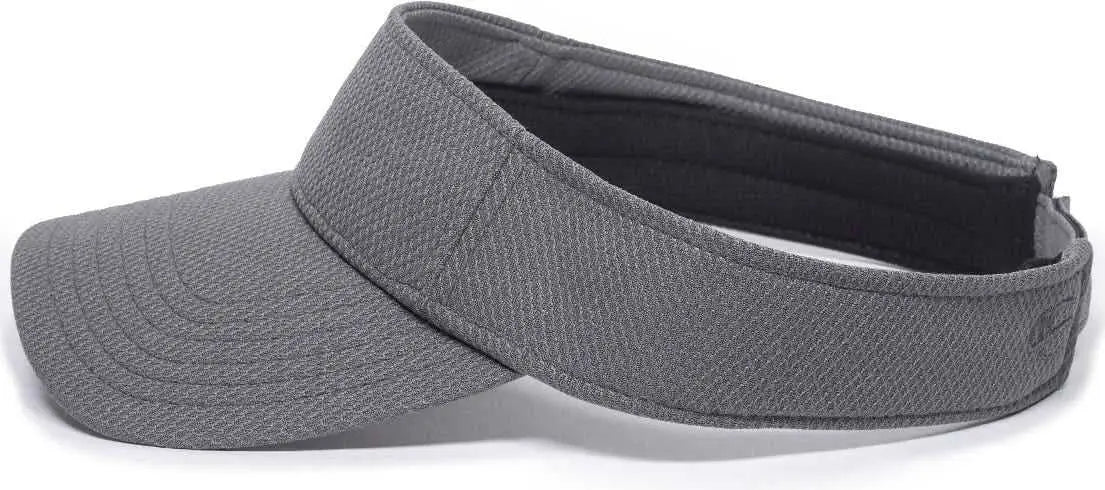 OC Sports CAGE75 Visor - Charcoal - Dark Gray / 6 7/8’’ - 7 1/2’’