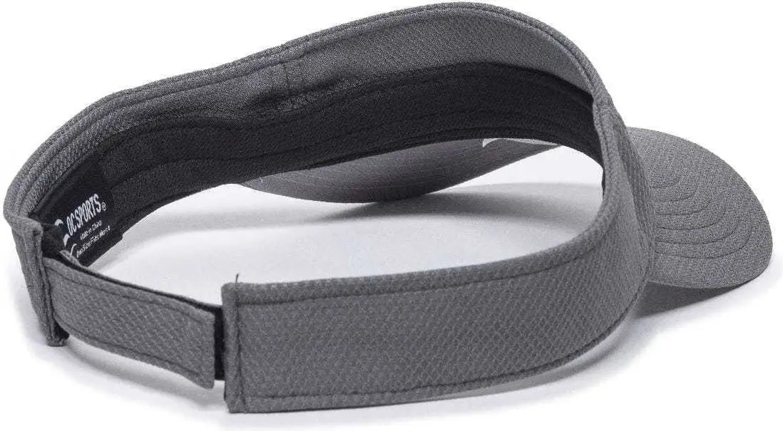 OC Sports CAGE75 Visor - Charcoal - Dark Gray / 6 7/8’’ - 7 1/2’’