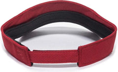 OC Sports CAGE75 Visor - Red - Red / 6 7/8’’ - 7 1/2’’