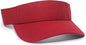 OC Sports CAGE75 Visor - Red - Red / 6 7/8’’ - 7 1/2’’