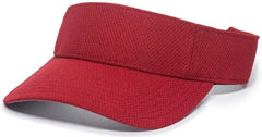 OC Sports CAGE75 Visor - Red - Red / 6 7/8’’ - 7 1/2’’