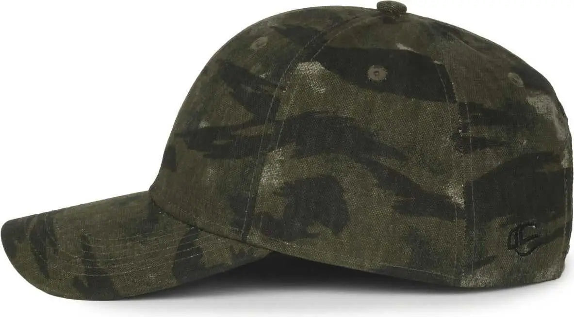 OC Sports CANV-111SB Cotton Canvas Cap - Generic Camo - Camo / OSFM