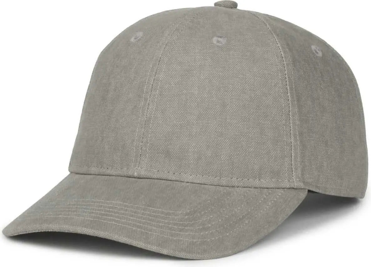OC Sports CANV-111SB Cotton Canvas Cap - Light Gray - Gray / OSFM