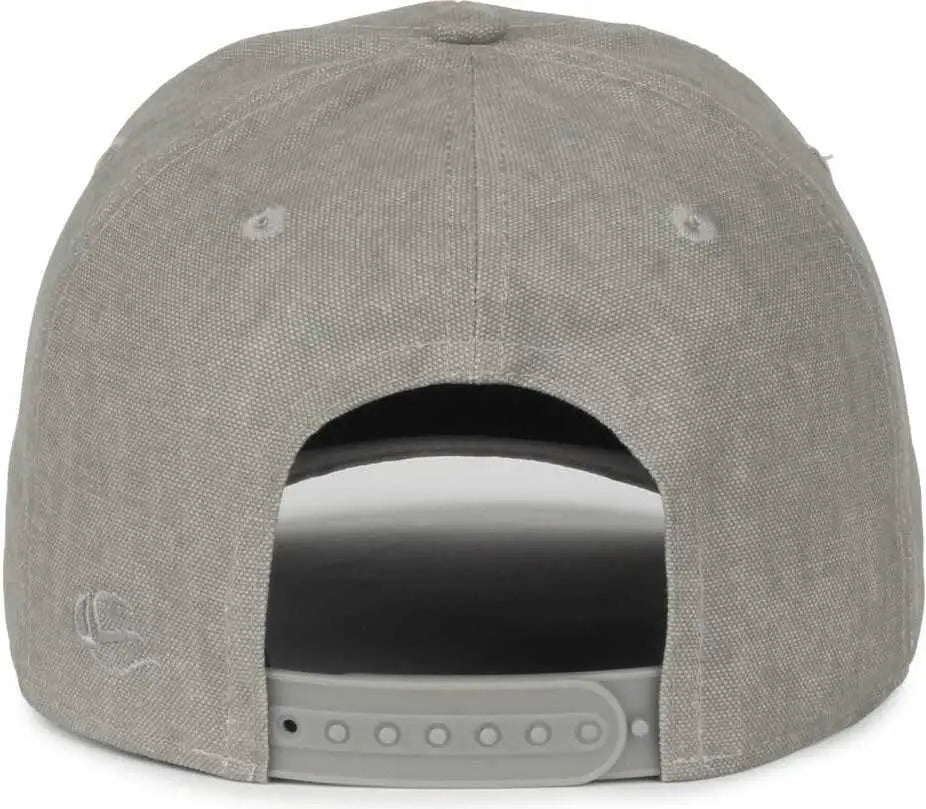 OC Sports CANV-111SB Cotton Canvas Cap - Light Gray - Gray / OSFM