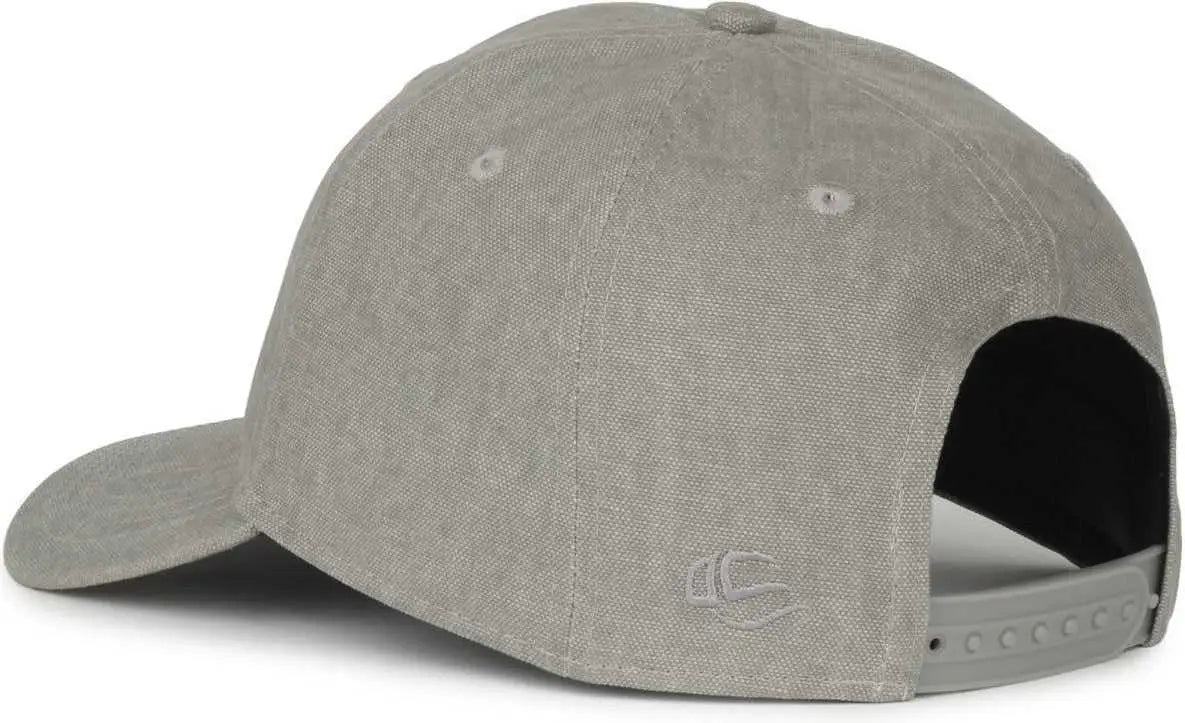 OC Sports CANV-111SB Cotton Canvas Cap - Light Gray - Gray / OSFM