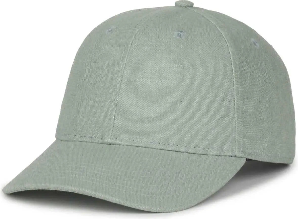 OC Sports CANV-111SB Cotton Canvas Cap - Light Sage - Sage / OSFM
