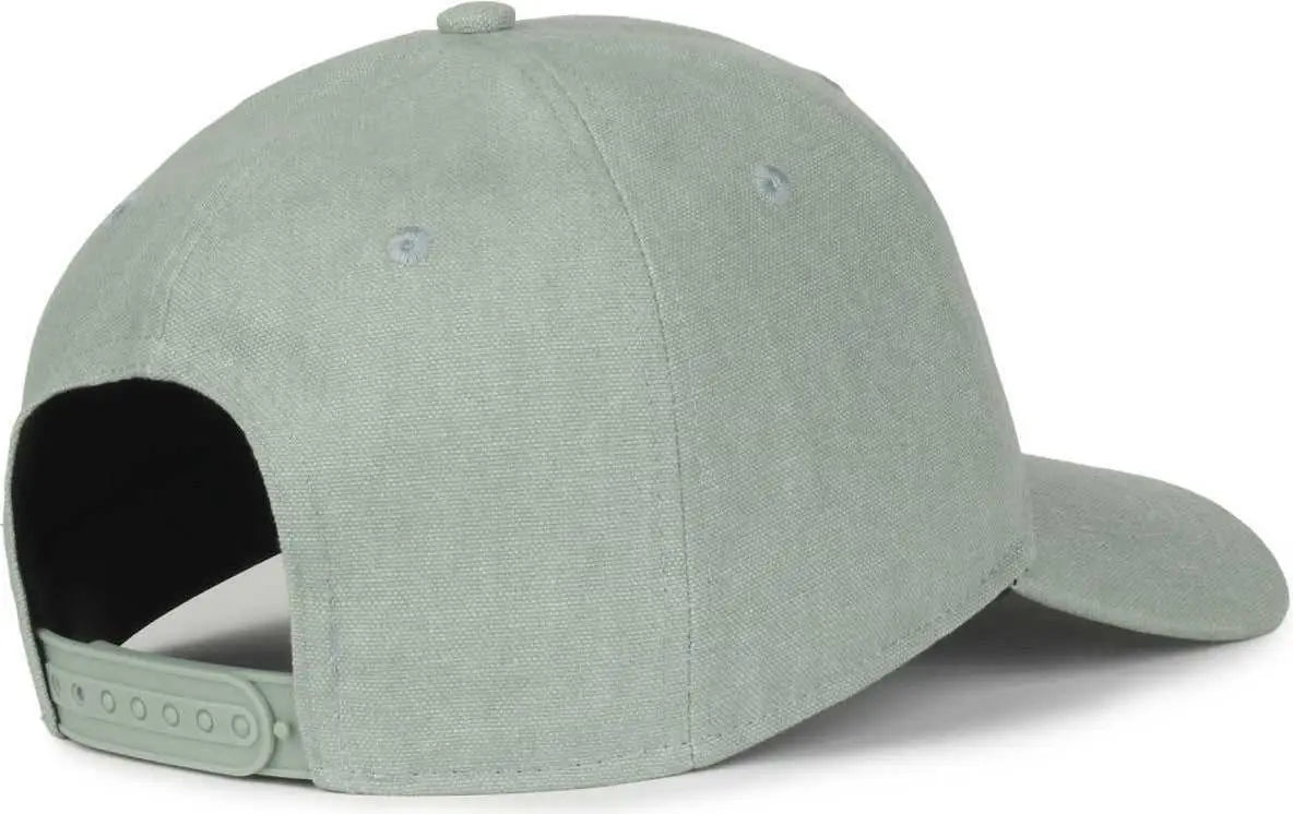 OC Sports CANV-111SB Cotton Canvas Cap - Light Sage - Sage / OSFM