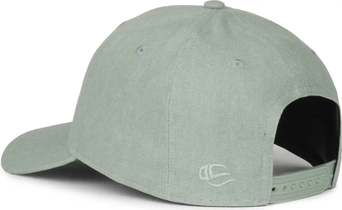 OC Sports CANV-111SB Cotton Canvas Cap - Light Sage - Sage / OSFM