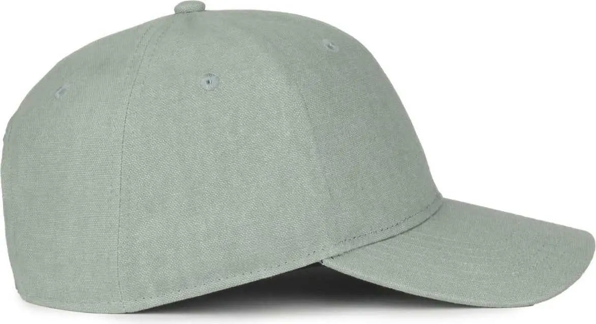 OC Sports CANV-111SB Cotton Canvas Cap - Light Sage - Sage / OSFM