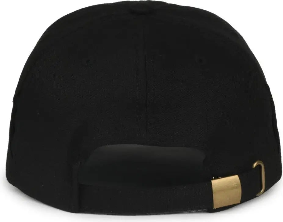 OC Sports CARG100 Cap with Temple Side Pockets - Black - Black / OSFM