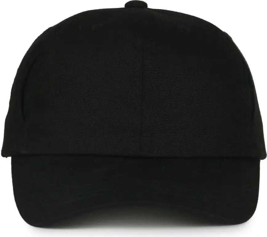 OC Sports CARG100 Cap with Temple Side Pockets - Black - Black / OSFM