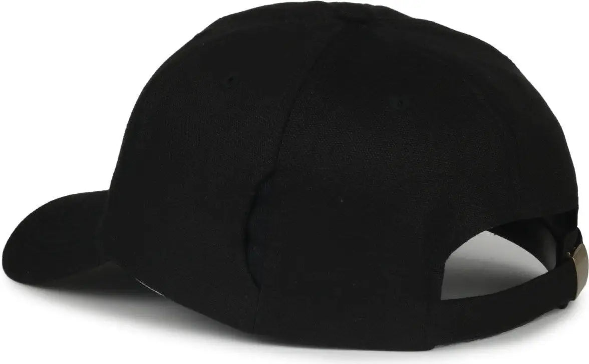 OC Sports CARG100 Cap with Temple Side Pockets - Black - Black / OSFM
