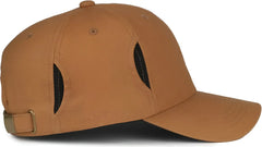 OC Sports CARG100 Cap with Temple Side Pockets - Brown - Brown / OSFM