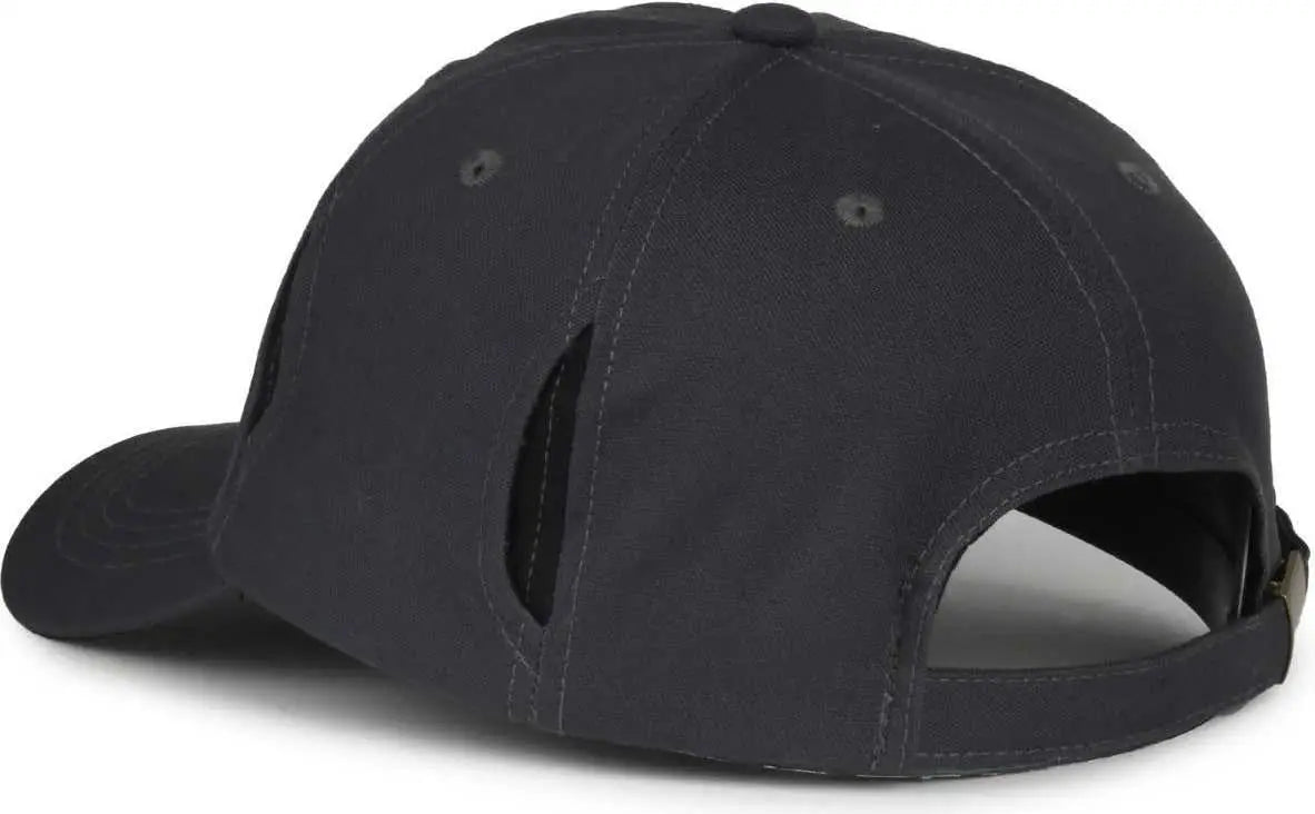 OC Sports CARG100 Cap with Temple Side Pockets - Graphite - Dark Gray / OSFM