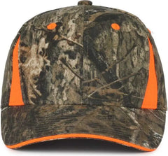 OC Sports CBI-305 Adjustable Cap that is Easily Visible - Mossy Oak Country DNA Blaze - Mossy Oak Blaze / OSFM
